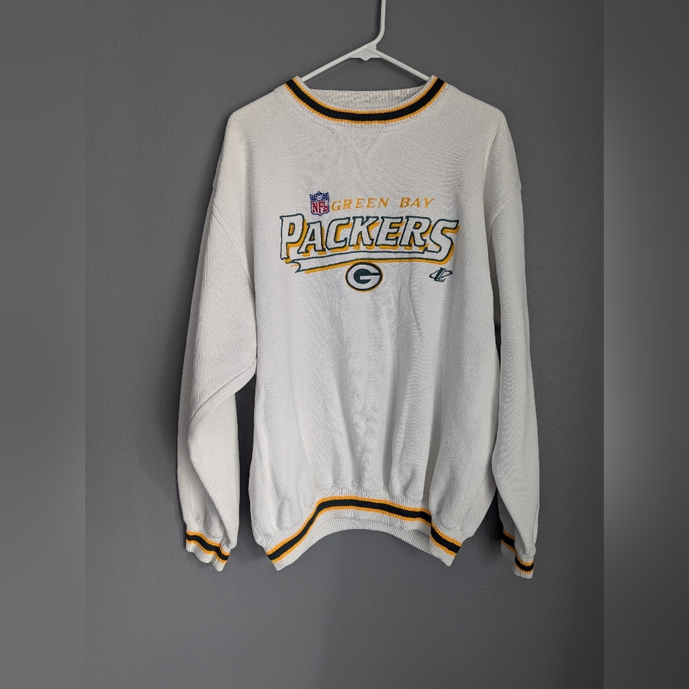 Vintage proline NFL logo. Athletic crewneck sweatshirt Green Bay Packers size XL